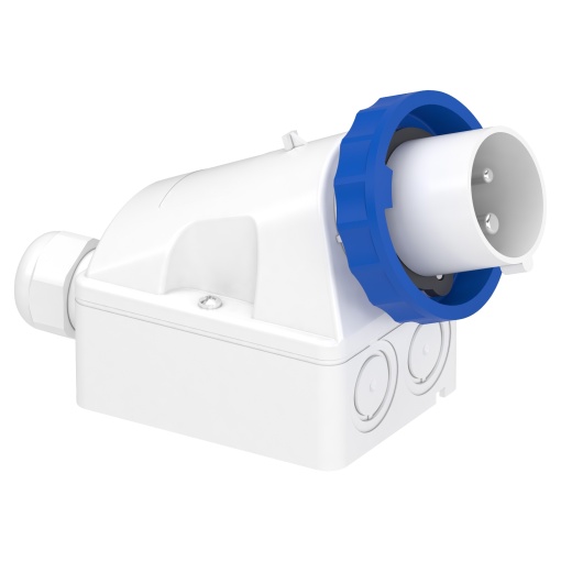 PratiKa industrial plug - 16 A - 2P  E - 200...250 V AC - IP67
