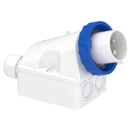 PratiKa industrial plug - 16 A - 2P  E - 200...250 V AC - IP67