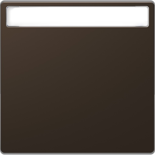 Tecla porta etiqueta D-Life, metal mocca