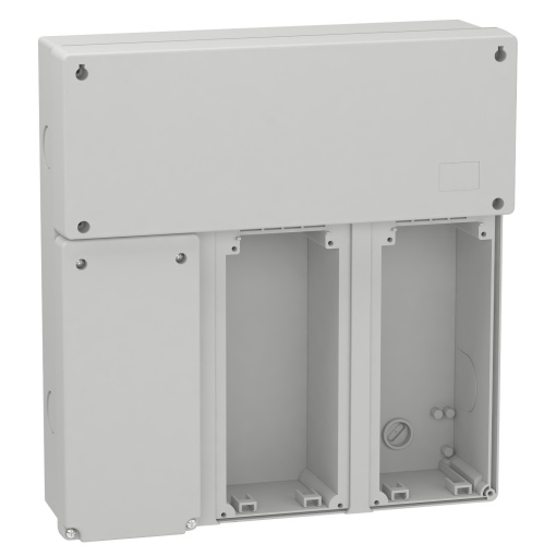 PratiKa modular basis - 3 sockets with junction box - 340x360