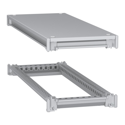Estrutura inferior e superior, PanelSeT SFN, para invólucro elétrico W300 D800mm, cobertura incluída