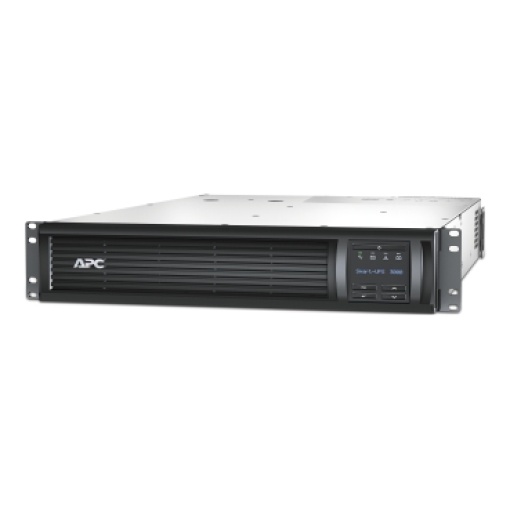 APC Smart-UPS, interativo, 3 kVA, montagem em rack 2U, 230 V, 8 tomadas IEC C13  1 tomada IEC C19, SmartSlot, AVR, LCD