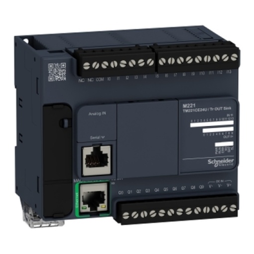 Controlador lógico, Modicon M221, 24 es tr.npn com Ethernet