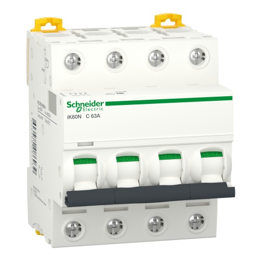 Acti9 iK60N - Disjuntor - 4P - 63A - Curva C - 6000A IEC 60898-1