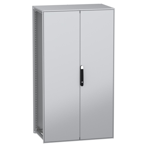 Armário elétrico modular de montagem no chão, PanelSeT SFN, aço descarbonizado, 1800x1000x600mm, 2 portas, IP55
