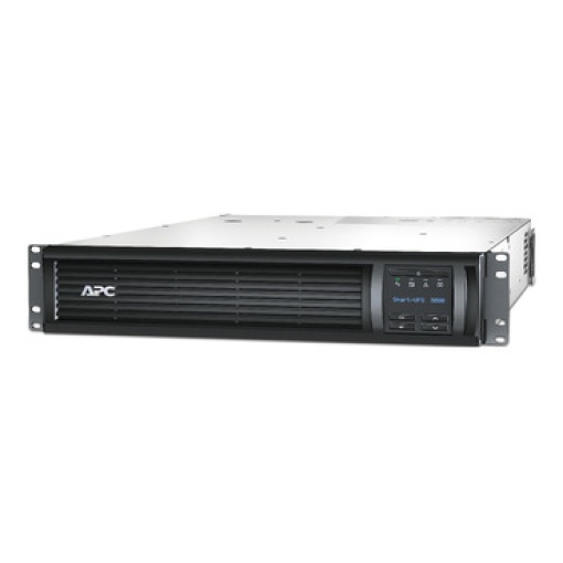 APC Smart-UPS, interativo, 3 kVA, montagem em rack 2U, 230 V, 8 tomadas IEC C13  1 tomada IEC C19, porta SmartConnect  SmartSlot, AVR, LCD