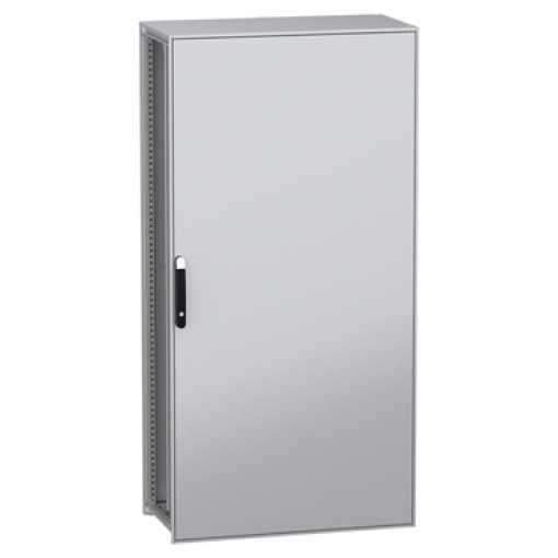 Armário elétrico modular de montagem no chão, PanelSeT SFN, aço descarbonizado,platina, 2000x1000x500mm, IP55