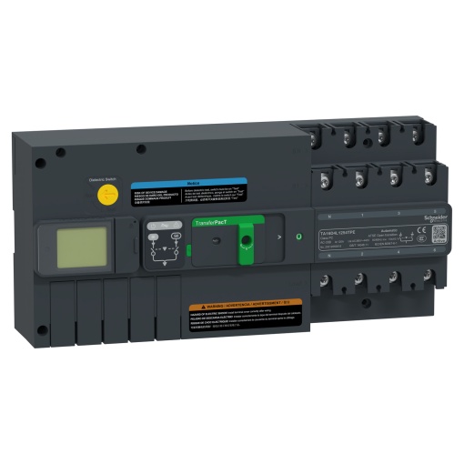 TransferPacT Active Automatic, 125A, 400VAC, 4P, LCD, tamanho de 160A