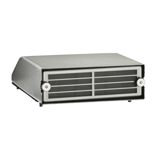 Stainless steel cover cut-out 125x125mm with filter IP55