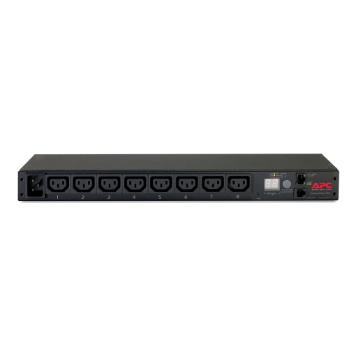 PDU de Bastidor, Com Medição, 1U, 16A, 208230V, 8 C13