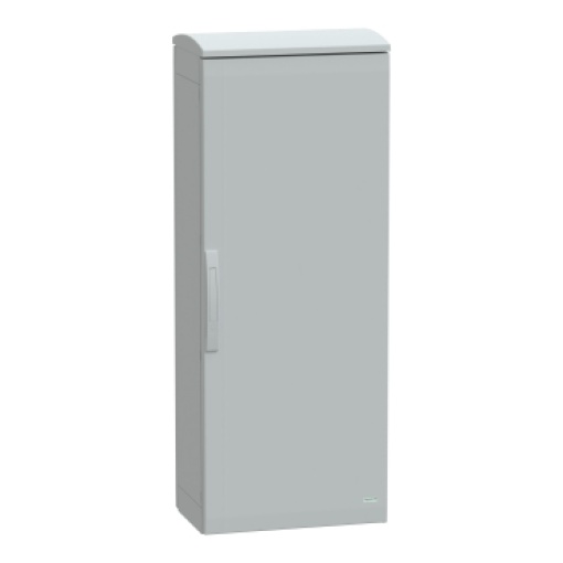 Floor standing encl. polyester vers.PLAT open top w canopy 1250x500x320 IP44