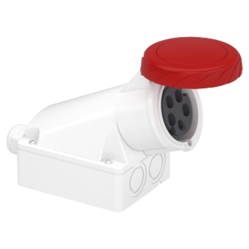 PratiKa industrial socket - 32 A - 3P  N  E - 380...415 V AC - IP67