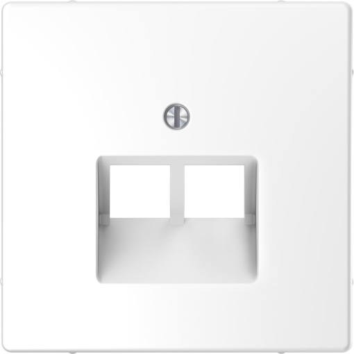 D-Life - Centro de tomada RJ45 dupla - Branco