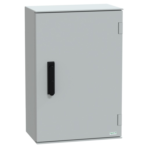 wall-mounting enclosure polyester monobloc IP66 H647xW436xD250mm 3points lock