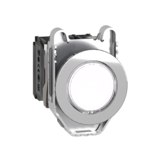 botão flush   luminosous branco  120v ac led 1n 1na