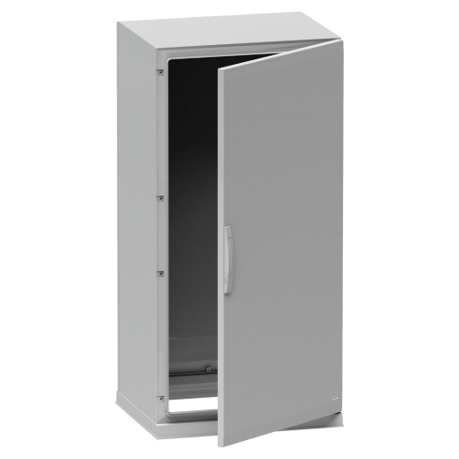 Floor standing encl.polyester vers.PLAZ wplinth open bottom 750x750x320 IP54