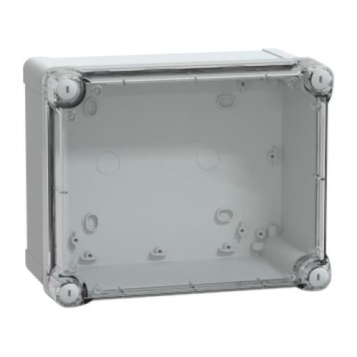 PC box IP66 IK08 RAL7035 Int.H225W175D120 Ext.H241W194D127 Transp.cover H40