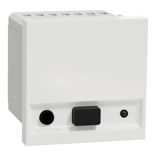 Receptor de áudio Bluetouh, Nova Unica, mecanismo, 1516V DC, 265V AC, alumínio
