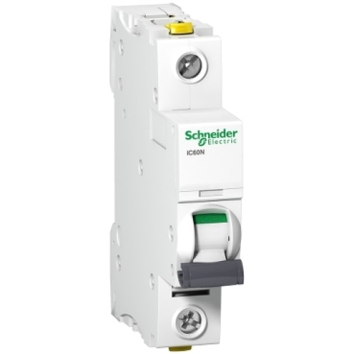 Miniature circuit-breaker, Acti9 iC60N, 1P, 4 A, C curve, 6000 A IEC 60898-1, 50 kA IEC 60947-2