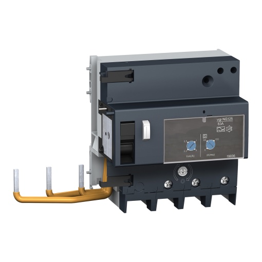 bloco diferencial Vigi NG125, CL. A, 3P 63A, 300. . . 3000mA ISR, 440500 V