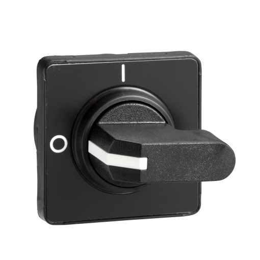 TeSys VARIO  Mini VARIO - manípulo rotativo frontal e preto - sem fechadura para cadeado