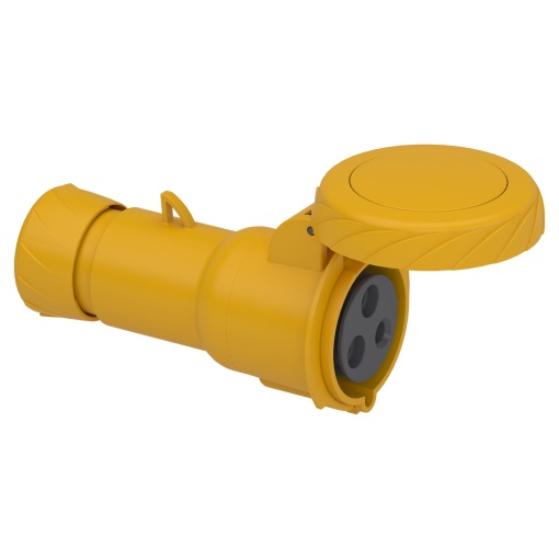 Tomada PratiKa - reta - 32 A - 2P  E - 100...130 V CA - IP67