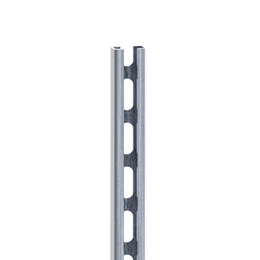 Vertical aluminium rail, length 3m. Packaging unit 10.