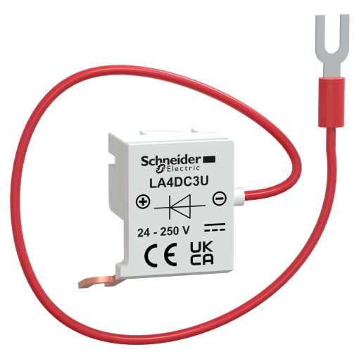 Módulo antiparasita TeSys D  díodo 24...250 V CC