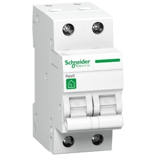 Disjuntor, Resi9, 2P , 40A, Curva C, 3000A IEC 60898-1