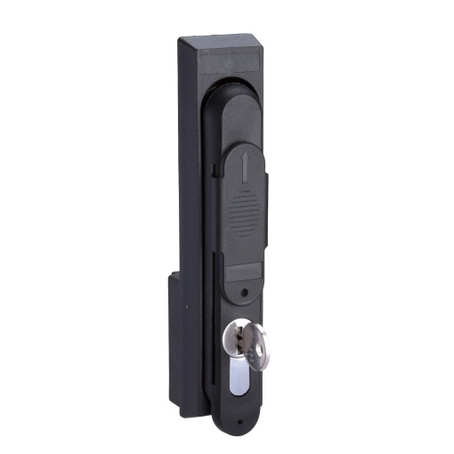 Retractable handle lock with 1242E key lock