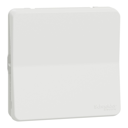 Botão de pressão, Mureva Styl, encastrarsaliente, IP55, 16A, Branco