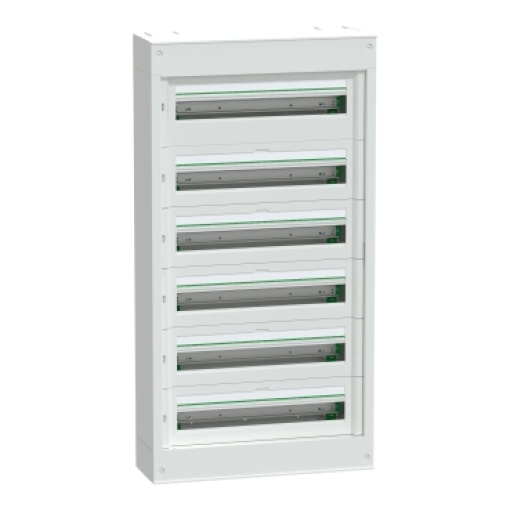 Quadro PrismaSeT S, 24 módulos 6 Filas, saliente