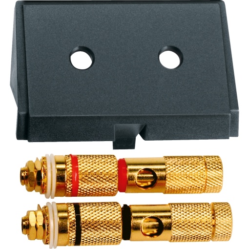Conector para altifalantes de gama alta, preto, Sistema M, System Design
