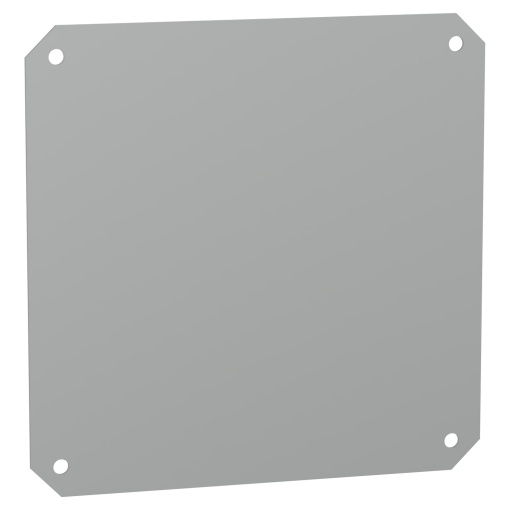 Metallic mounting plate for PLS box 27x27cm