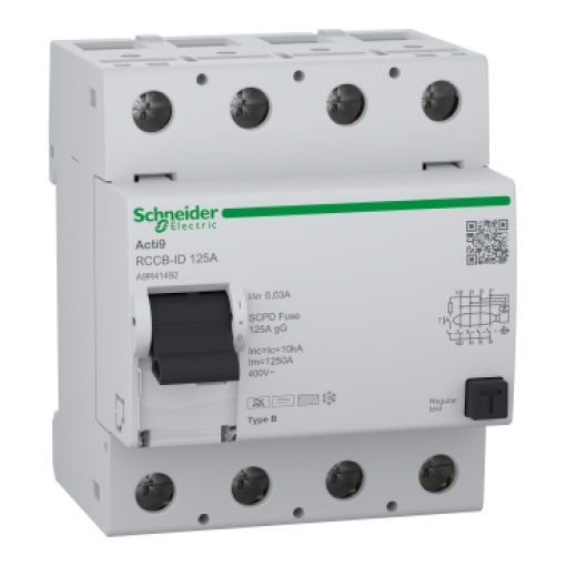 Interruptor diferencial 4P 125A 30mA classe B