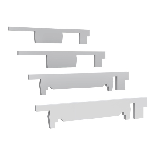 Anteparo no revestimento lateral 2 uni, para Q. tipo R