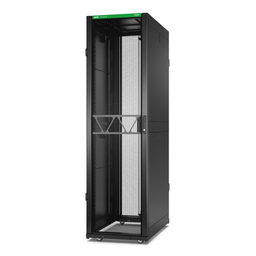 Rack de servidor APC NetShelter SX de 2ª geração, 45U, 2124H x 600W x 1070D mm, com laterais, preto