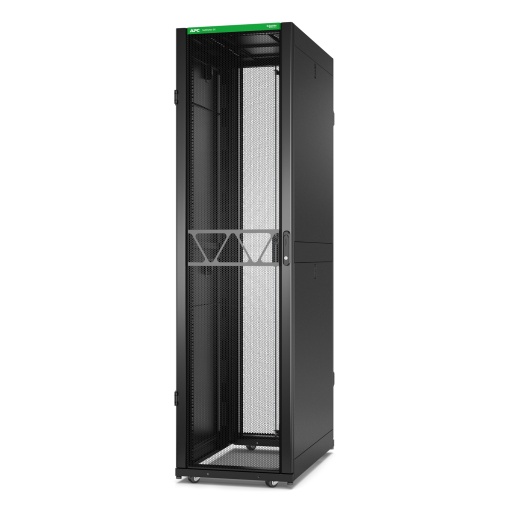 Rack de servidor APC NetShelter SX de 2ª geração, 48U, 2258H x 600W x 1070D mm, com laterais, preto