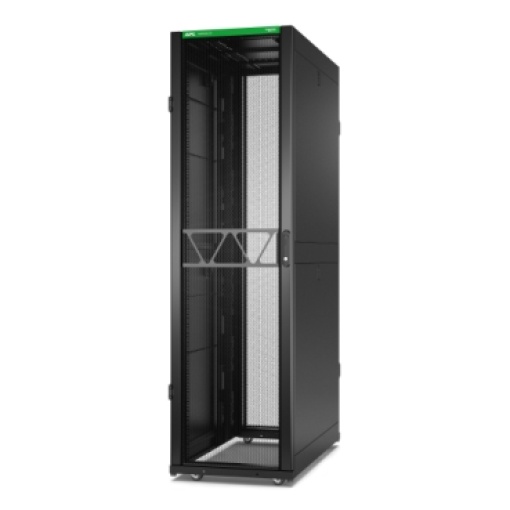 Rack de servidor APC NetShelter SX de 2ª geração, 45U, 2124H x 600W x 1200D mm, com laterais, preto