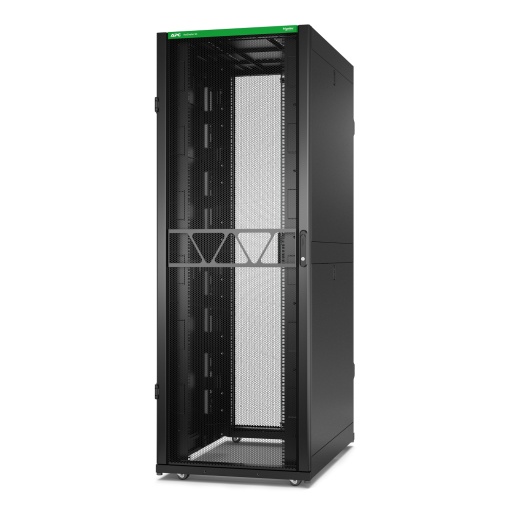 Rack de servidor APC NetShelter SX de 2ª geração, 45U, 2124H x 750W x 1200D mm, com laterais, preto