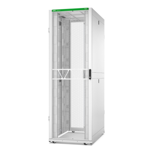 Rack de servidor APC NetShelter SX de 2ª geração, 48U, 2258A x 750W x 1200P mm, com laterais, branco