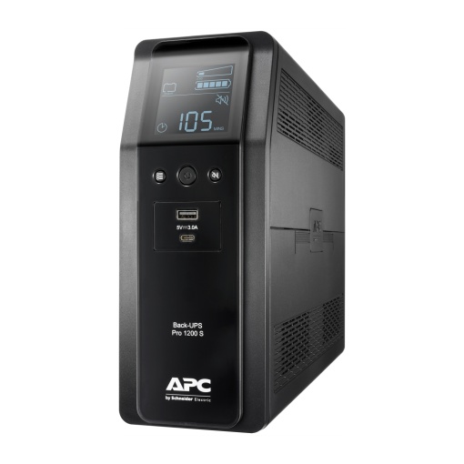 Back UPS Pro BR 1200VA, Sinewave,8 Outlets, AVR, LCD interface