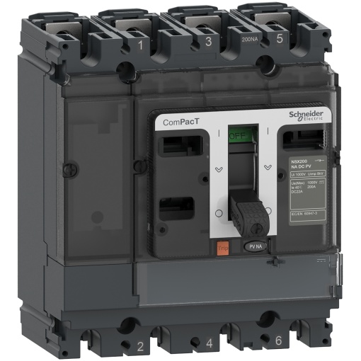 ComPacT INTERRUPTOR NSX100NA DCPV 4P 100A