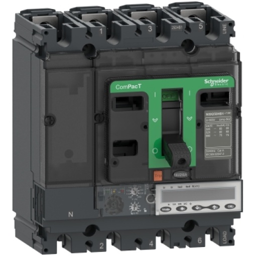ComPacT DISJUNTOR NSX100R 200kA CA 4P 100A 6.2E