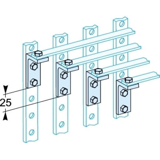 4 Esquadrias de CU, 250A, ligacao 2JdB