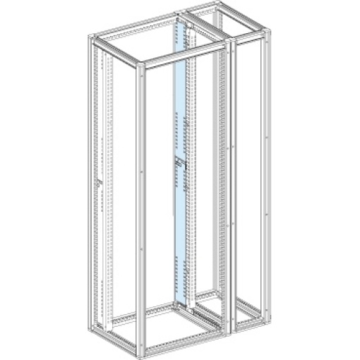 Compartimentação forma 2 PrismaSeT6300, painel lateral profundidade 600mm