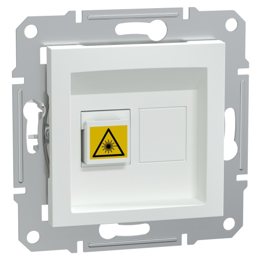 Asfora - Tomada Fibra ótica SC APC - Branca