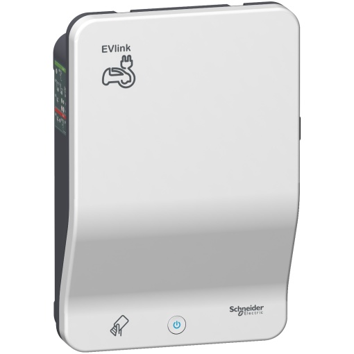 Carregador Veicular EVlink Smart Wallbox - 22 kW - T2S  Tomada Doméstica 10A - RFID