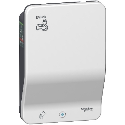 Carregador Veicular EVlink Smart Wallbox - 22 kW - T2S  Tomada Doméstica 10A - RFID