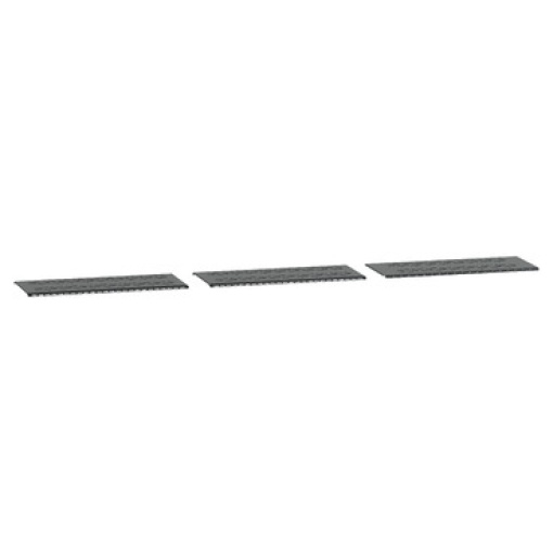 Placas de ventilação inferiores, KS de Canalis para EV, 100A a 400A, conjunto de 3 placas